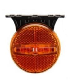  LANTERNA LAT RANDON 3 LED BIVOLT CR 70MM COM RETRORREFLETROR AM - FLX251070AM 