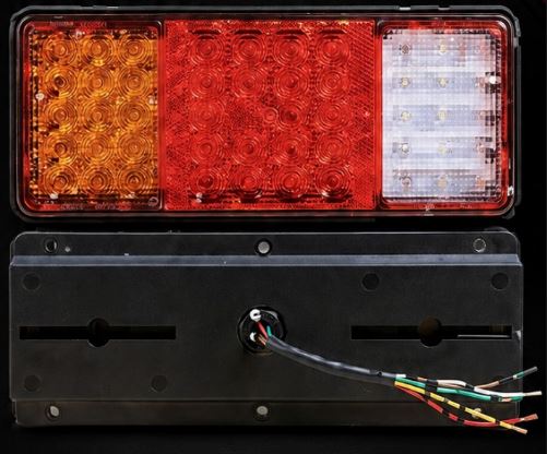 LANTERNA TRASEIRA 24V FULL LED UNIVERSAL SLIM - FLX25.1562