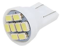 LAMPADA LED 2821 12 VOLTS 8 LEDS T10  - FLX2821LED