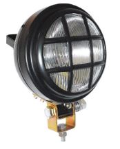 FAROL DE MANEJO AÇO PRETO 158MM H4 12V.UNIVERSAL TRATORES E MAQUINAS - FORTLUZ 39MH412