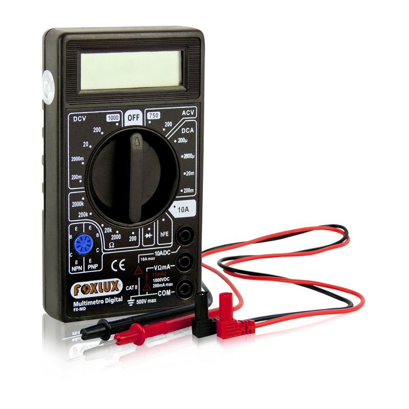 MULTIMETRO DIGITAL ELETRONICO FOXLUX