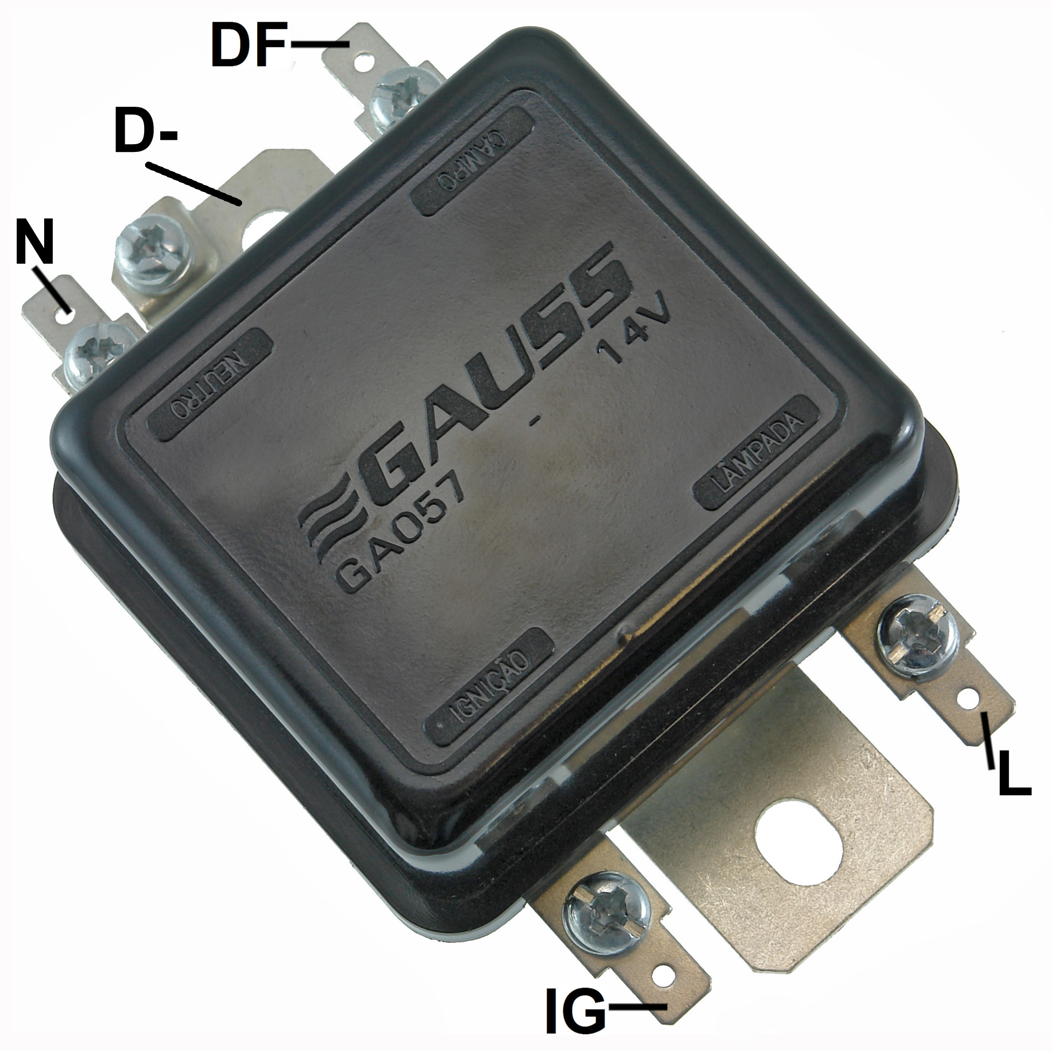 REGULADOR VOLTAGEM 14V FORD CORCEL, BELINA, PAMPA - GA057 GAUSS