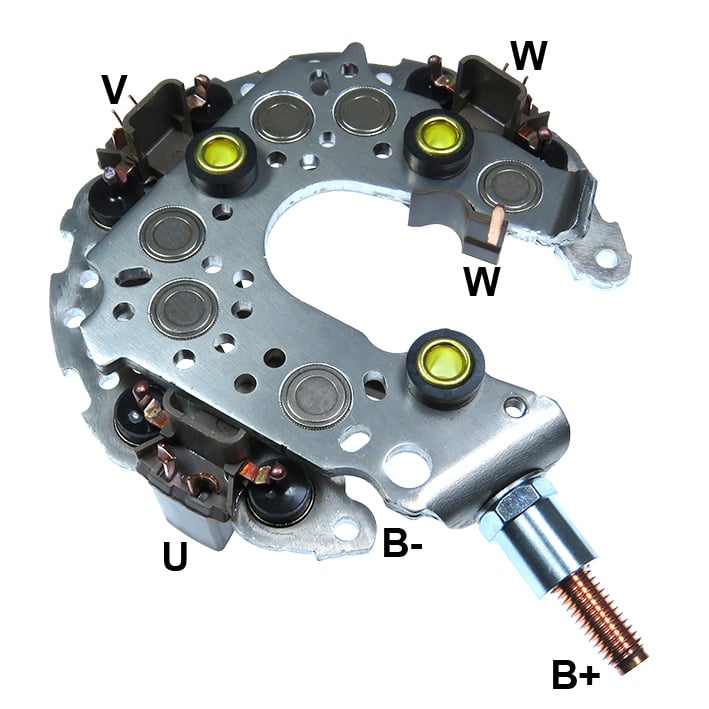PLACA RETIFICADORA ALTERNADOR FIAT ARGO CRONO TORO  GM CRUZE 1.4 TURBO - GA1141
