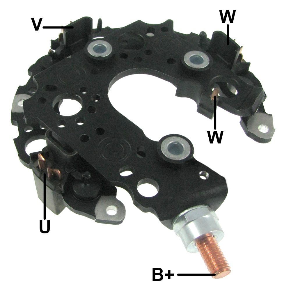 PLACA RETIFICADORA ALTERNADOR NOVO FORD KA SE 15/16 100A - GA1143  