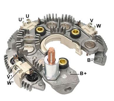 PLACA RETIFICADORA 14V FORD FUSION - GA1154 GAUSS