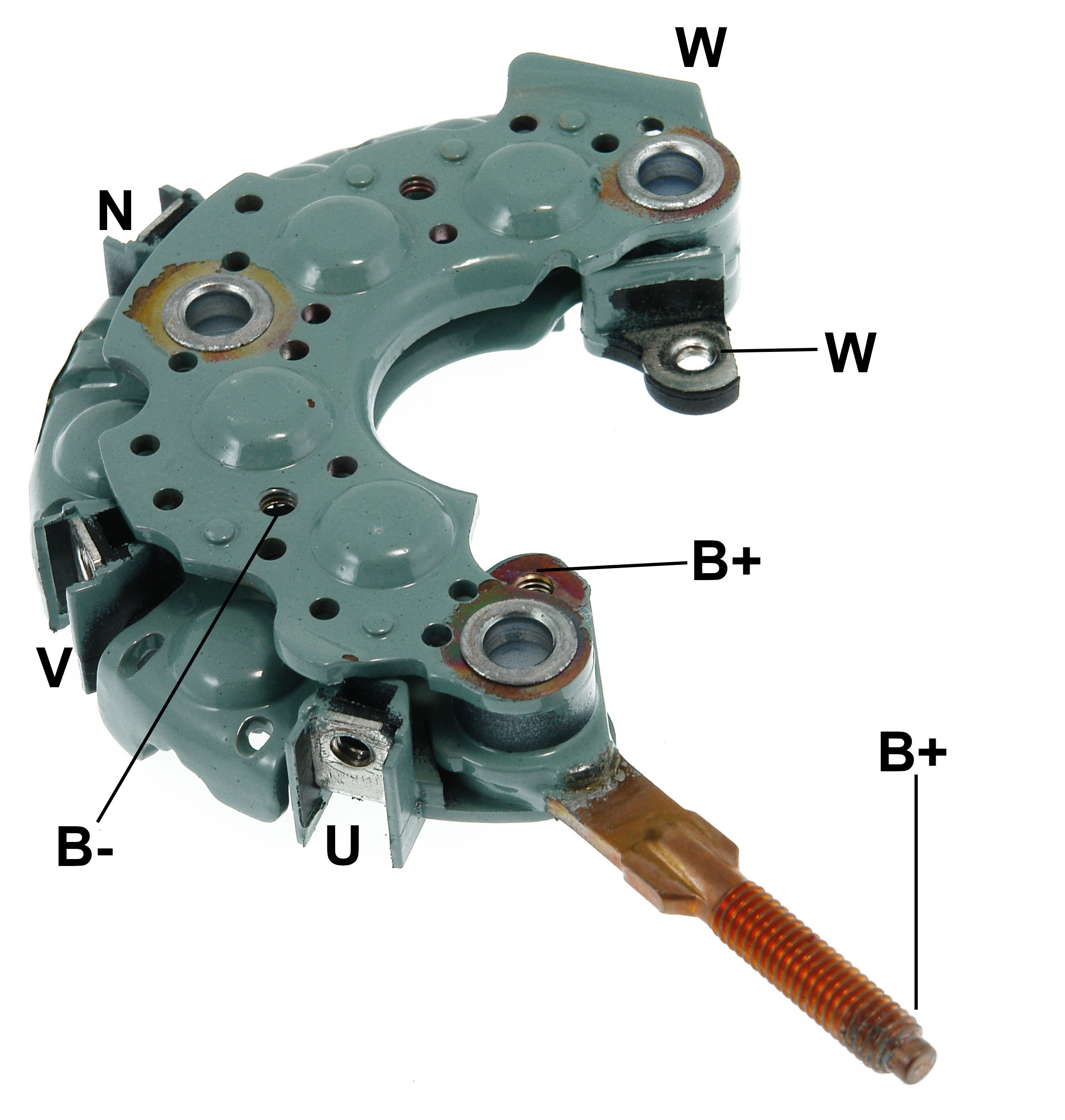 PLACA RETIFICADORA ALTERNADOR NIPODENSO HONDA CIVIC 70A - GA1250  