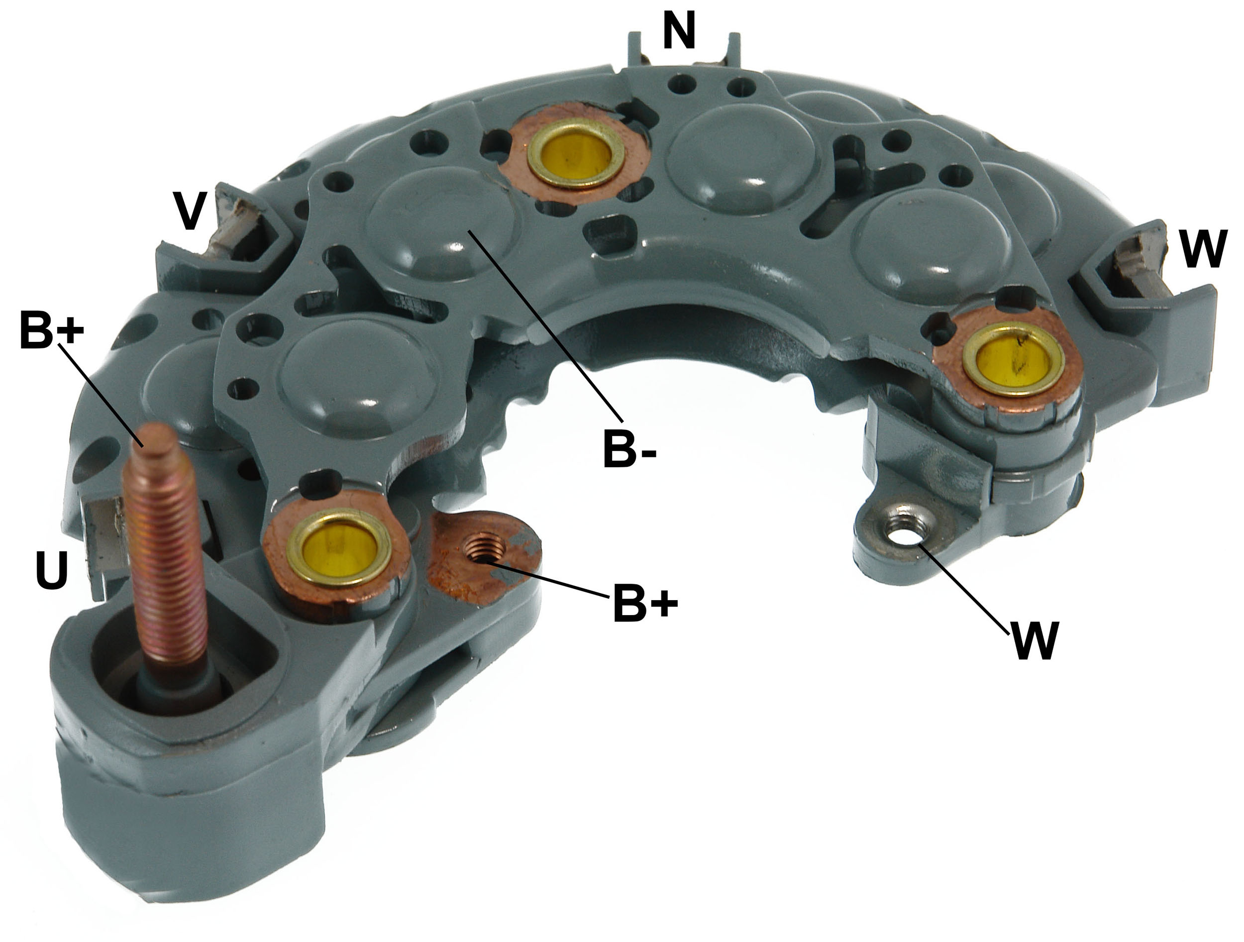 PLACA RETIFICADORA ALTERNADOR CHRYSLER 95A - GA1252  