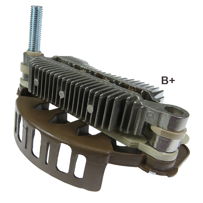 PLACA RETIFICADORA ALTERNADOR MITSUBISHI IVECO STRALIS 380 /410 (GAUSS) - GA1280
