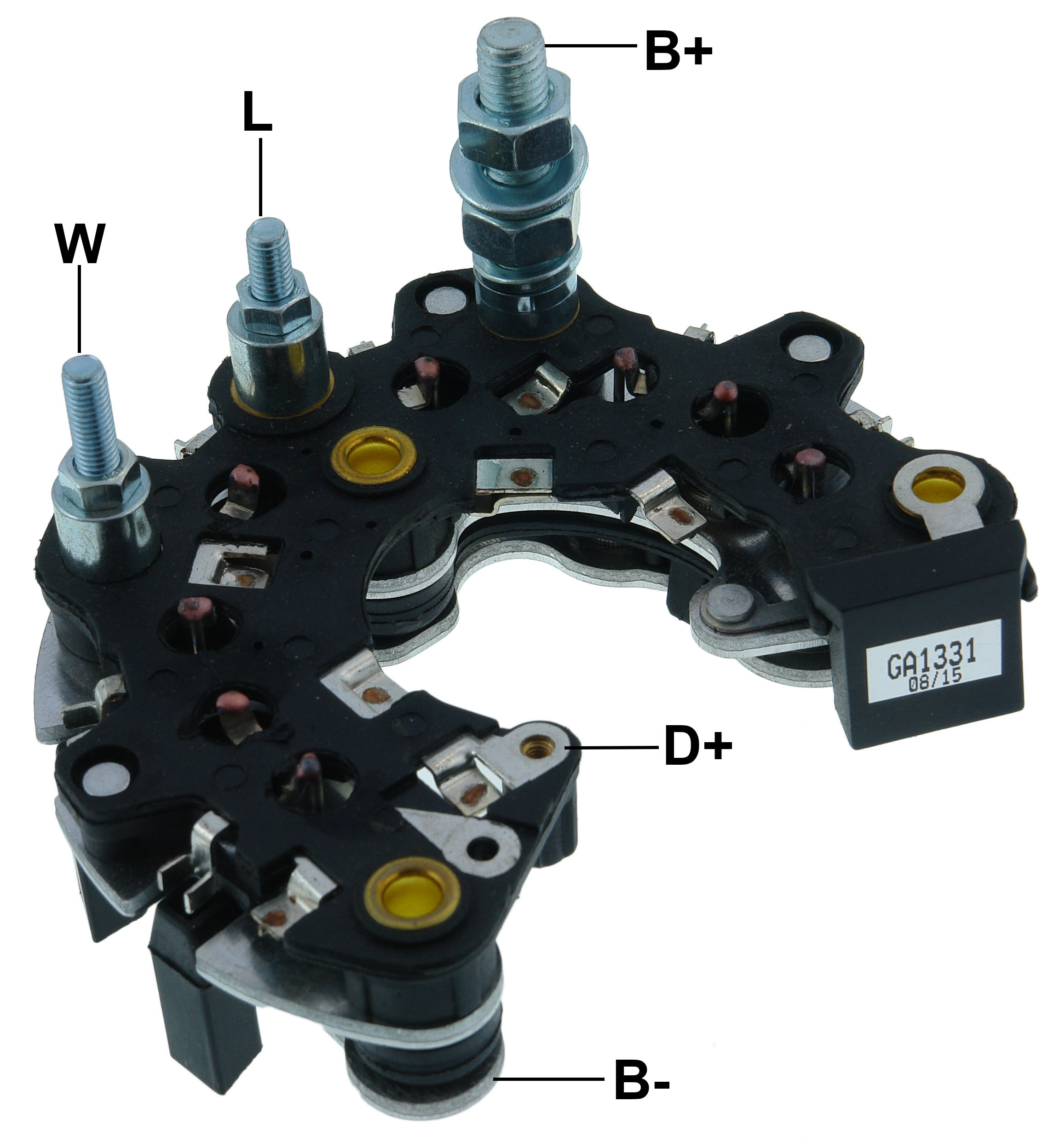 PLACA RETIFICADORA TRATOR AGRICOLA 135AMP. - GA1331