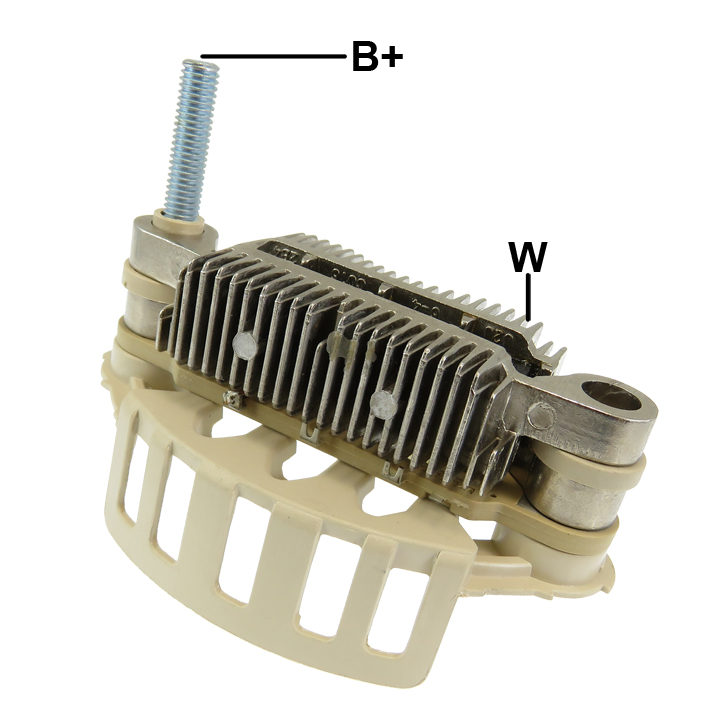 PLACA RETIFICADORA  ALTERNADOR  MITSUBISHI HONDA FIT 1.5  2006 ATE 2008 - GAUSS GA1343