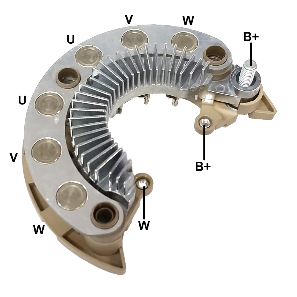 PLACA RETIFICADORA  ALTERNADOR  MITSUBISHI HONDA CIVIC 2012 EM DIANTE  - GAUSS GA1344