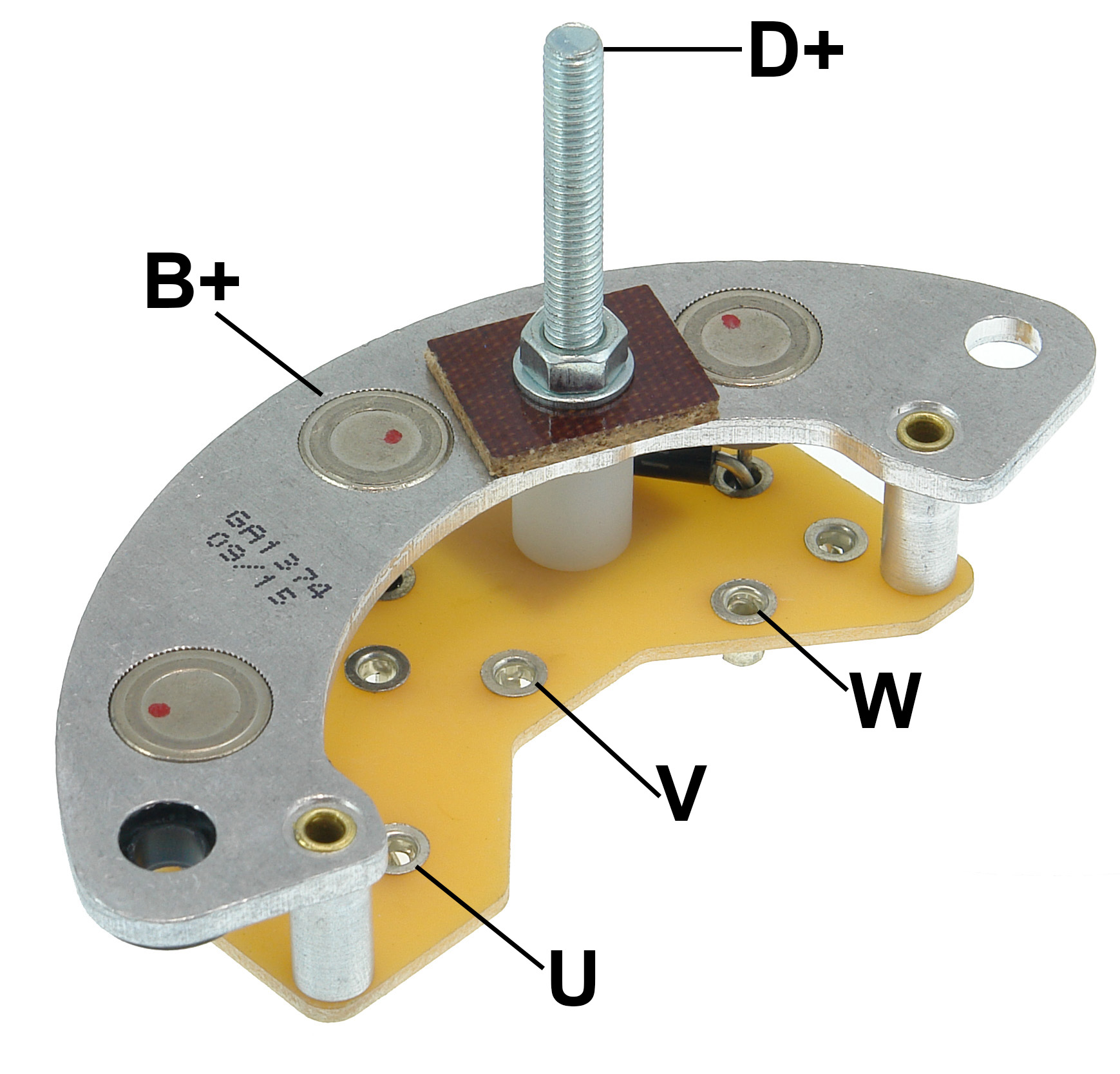 PLACA RETIFICADORA 55A VALMET, CATERPILLAR - GA1374
