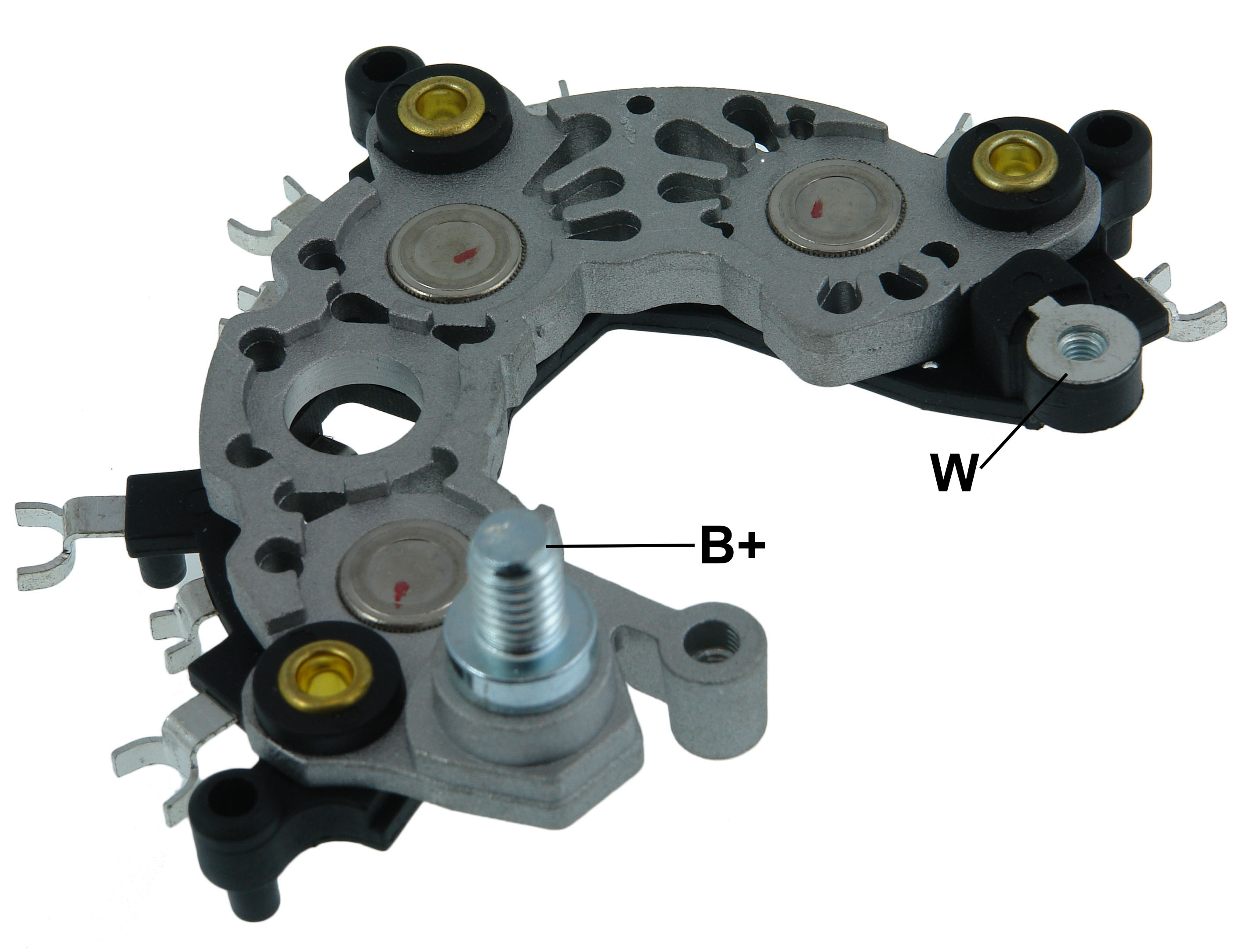 PLACA RETIFICADORA ALTERNADOR VW GOL GIV GV BOSCH 85A - GA1416  