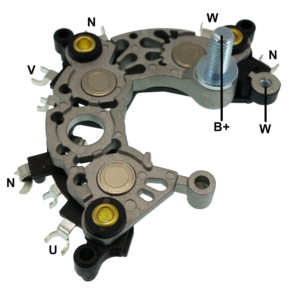 PLACA RETIFICADORA ALTERNADOR MB SPRINTER 311/415/515 120A  - GA1419  