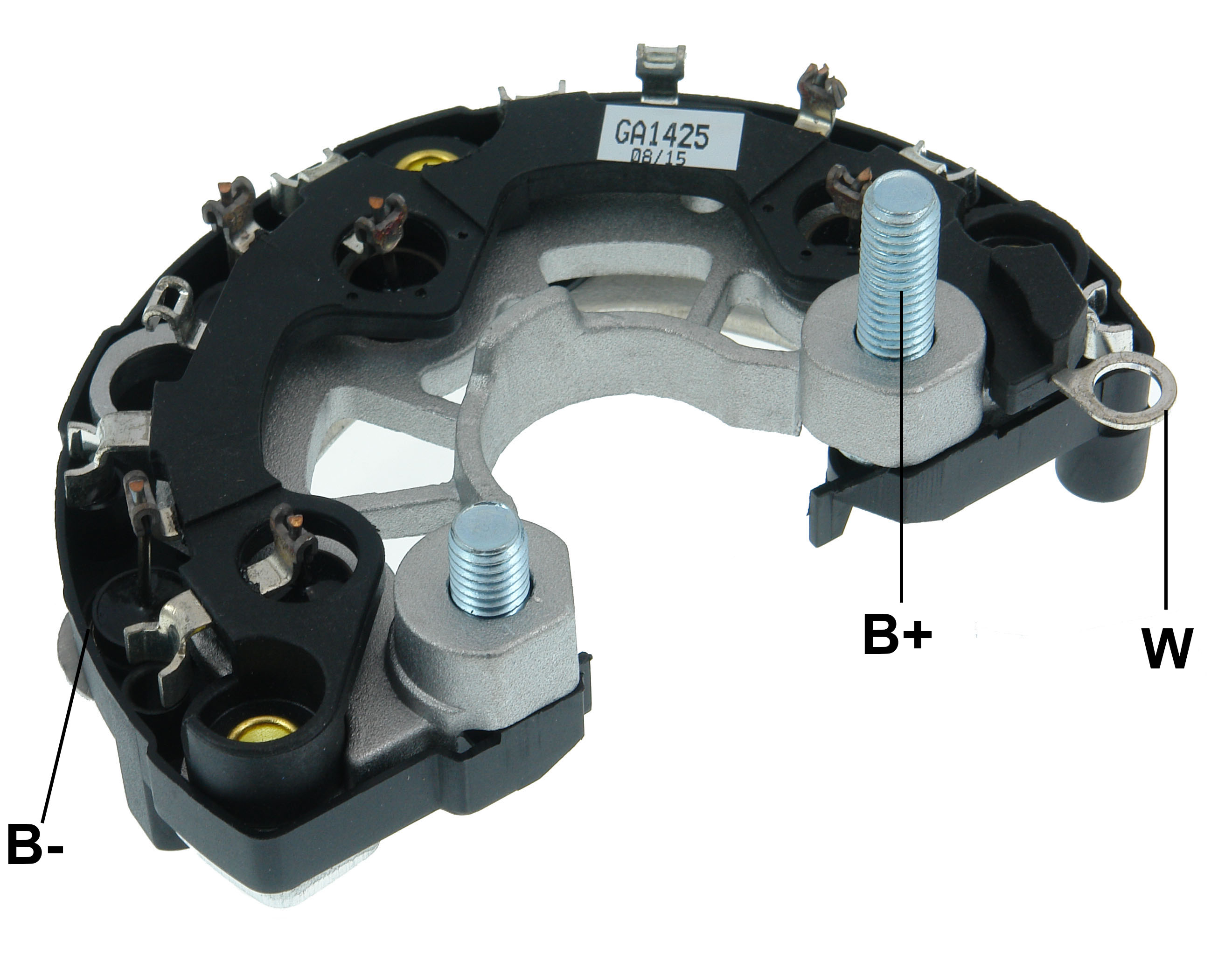 PLACA RETIFICADORA 90A FIAT PALIO, STRADA, UNO - GA1425 GAUSS