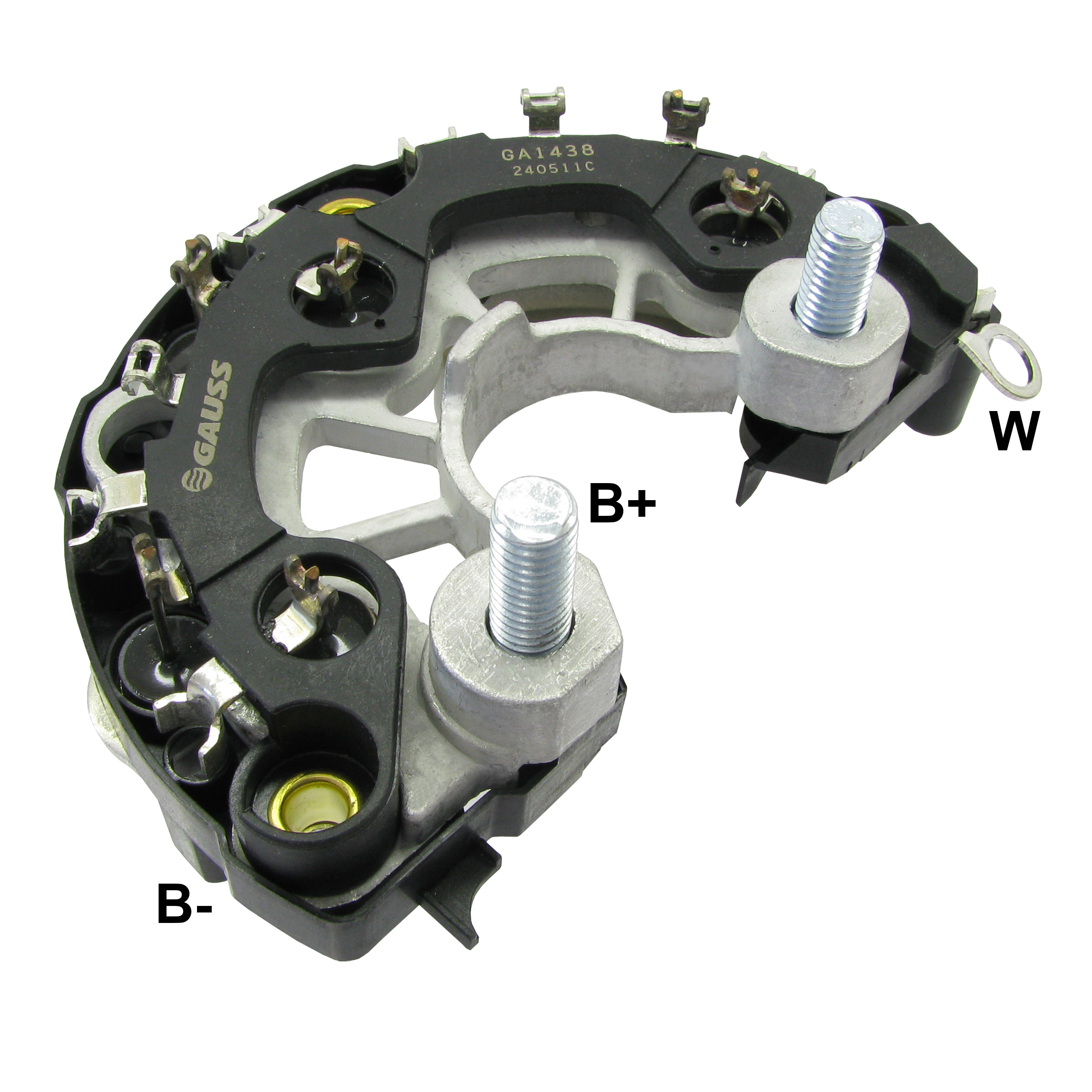 PLACA RETIFICADORA ALTERNADOR TOYOTA HILUX 05.. BOSCH 120A - GA1438  