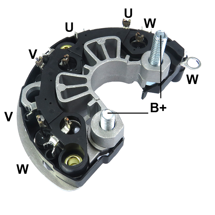 PLACA RETIFICADORA ALTERNADOR BOSCH JETTA PASSAR  07 EM DIANTE - GA1447 