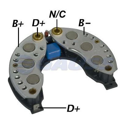 PLACA RETIFICADORA PEUGEOT 405 - GA1458 GAUSS