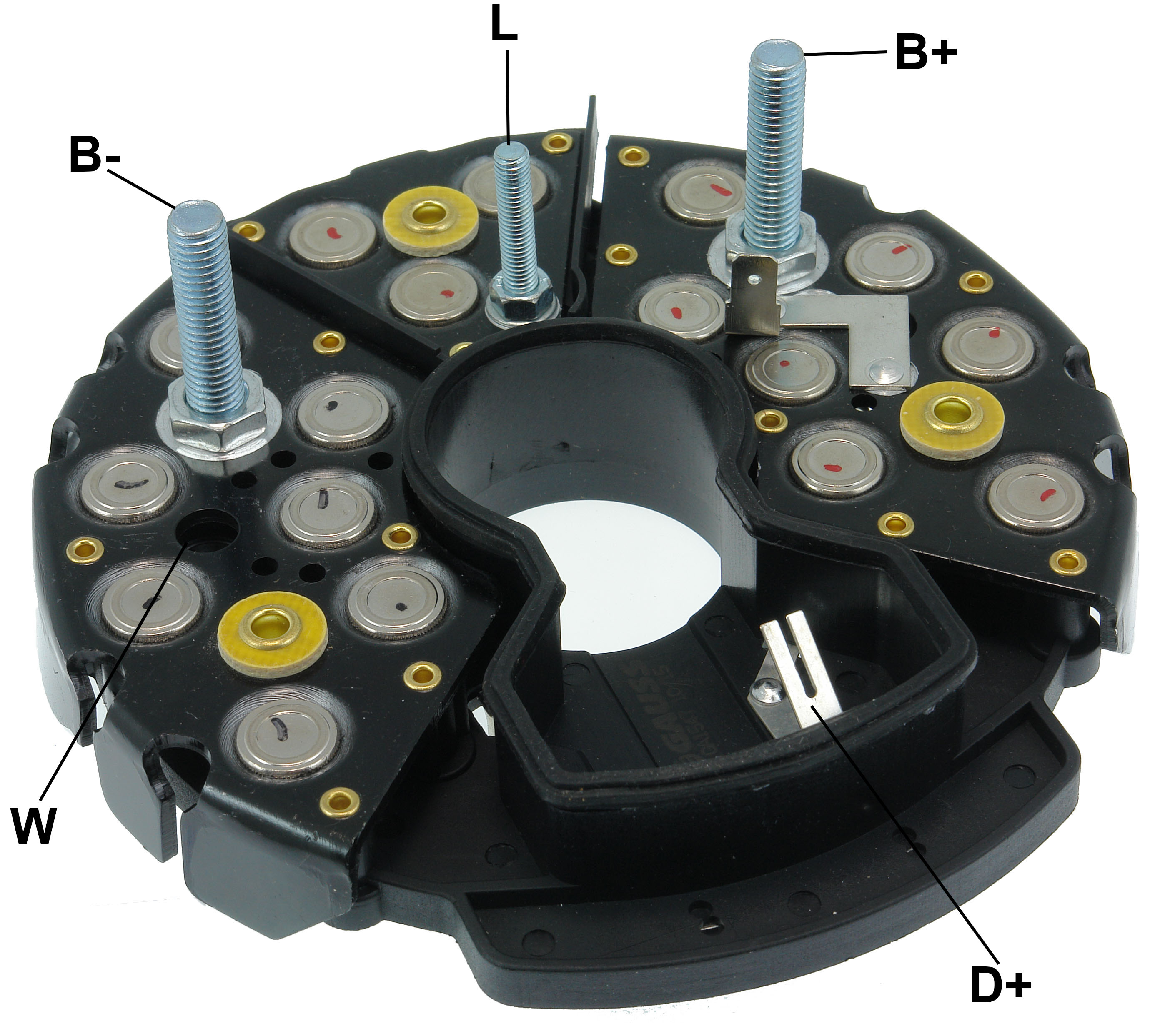 PLACA RETIFICADORA ALTERNADOR MB VOLVO SCANIA BOSCH 140A - GA1547  