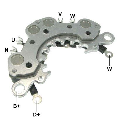 PLACA RETIFICADORA 90A VOLKSWAGEN GOL, PARATI - GA1596 GAUSS
