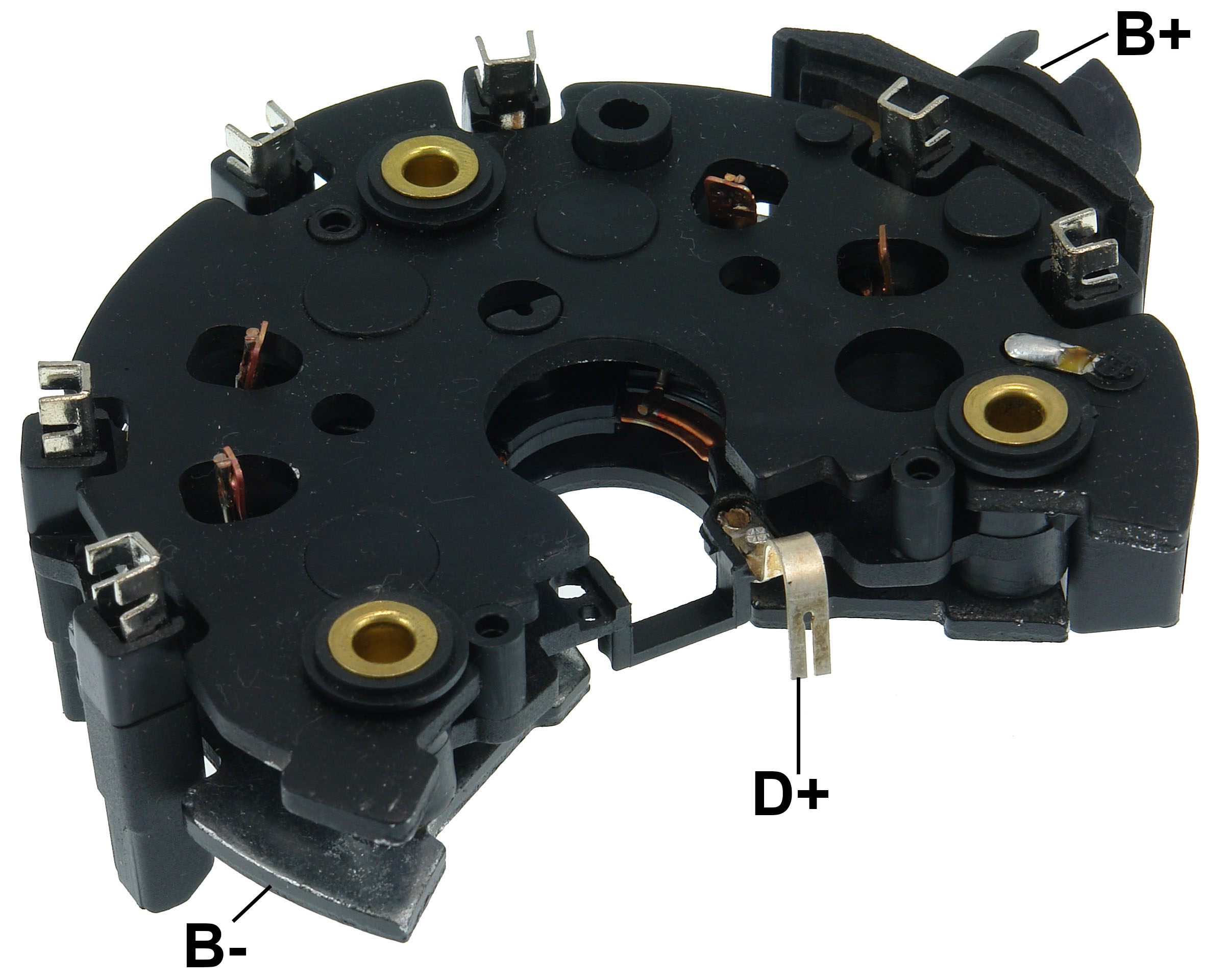 PLACA RETIFICADORA ALTERNADOR HONDA CIVIC 95-01 BOSCH 75A - GA1671  