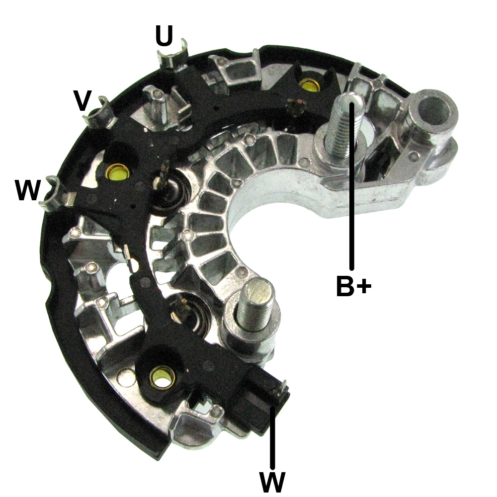 PLACA RETIFICADORA ALTERNADOR GM S10 ..13 DELCO 140A  - GA1755  