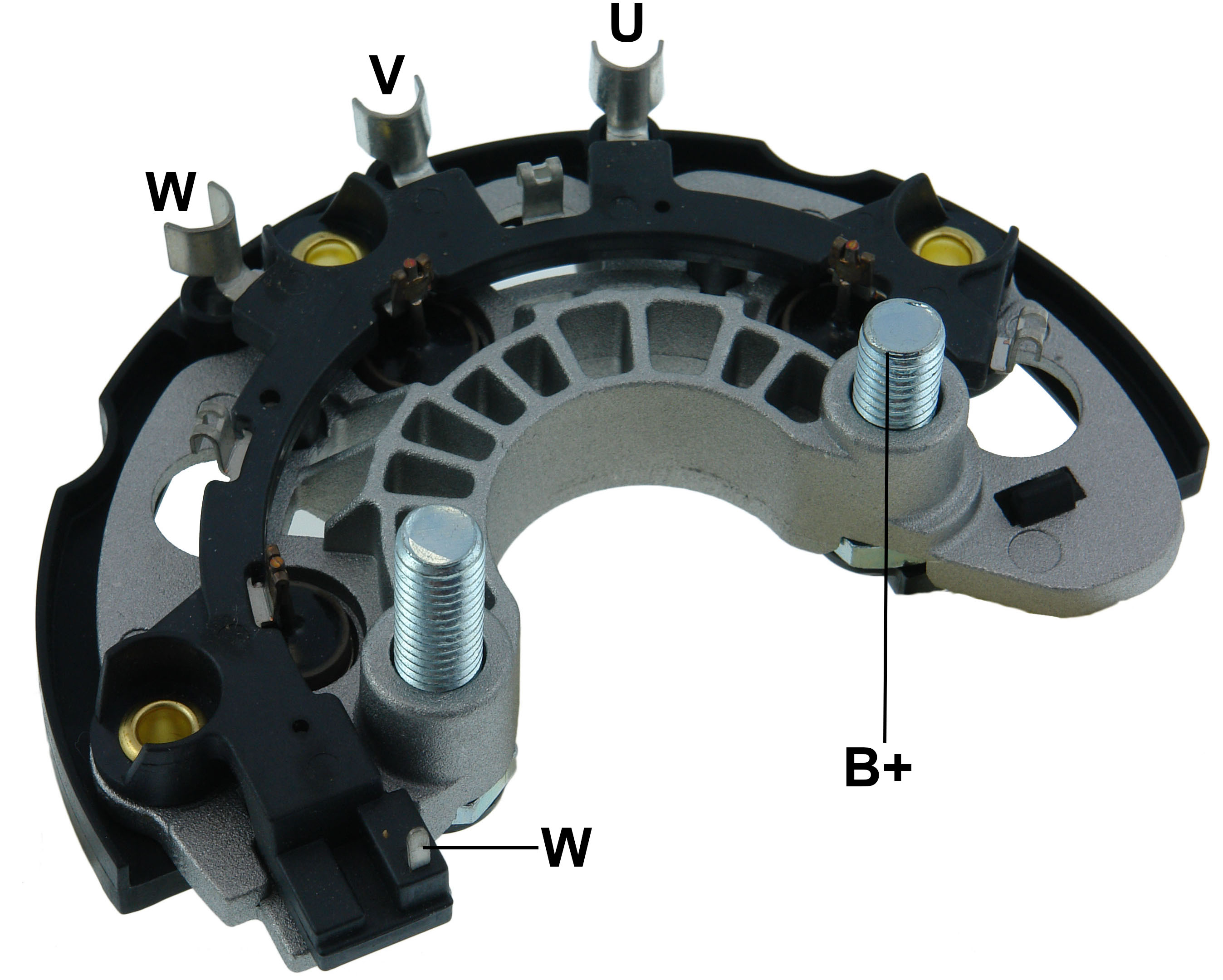 PLACA RETIFICADORA ALTERNADOR GM S10..12 CRUZE 12..DELCO 6X50A - GA1757  