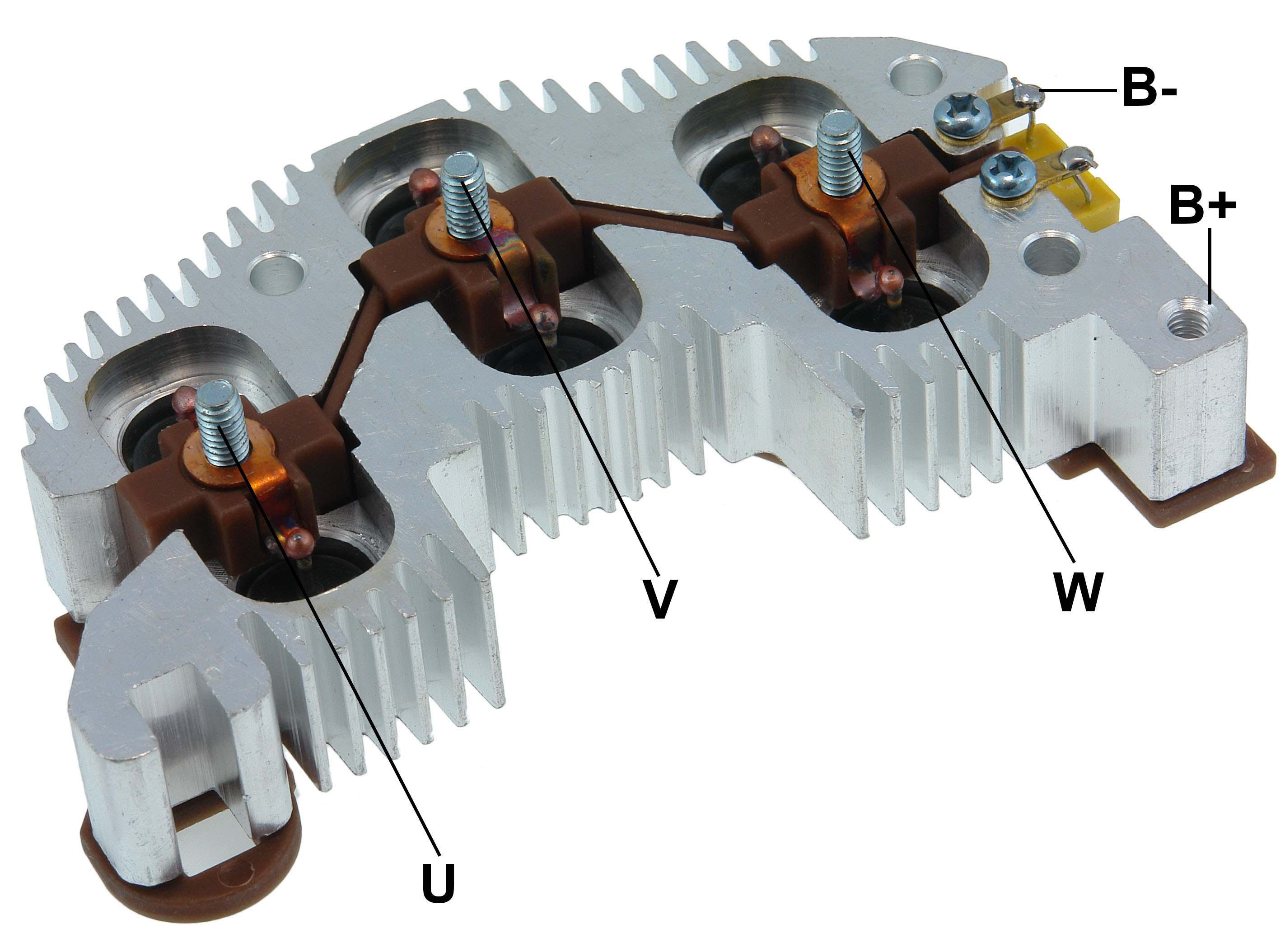 PLACA RETIFICADORA ALTERNADOR JOHN DEERE GM DELCO 120A - GA1798  