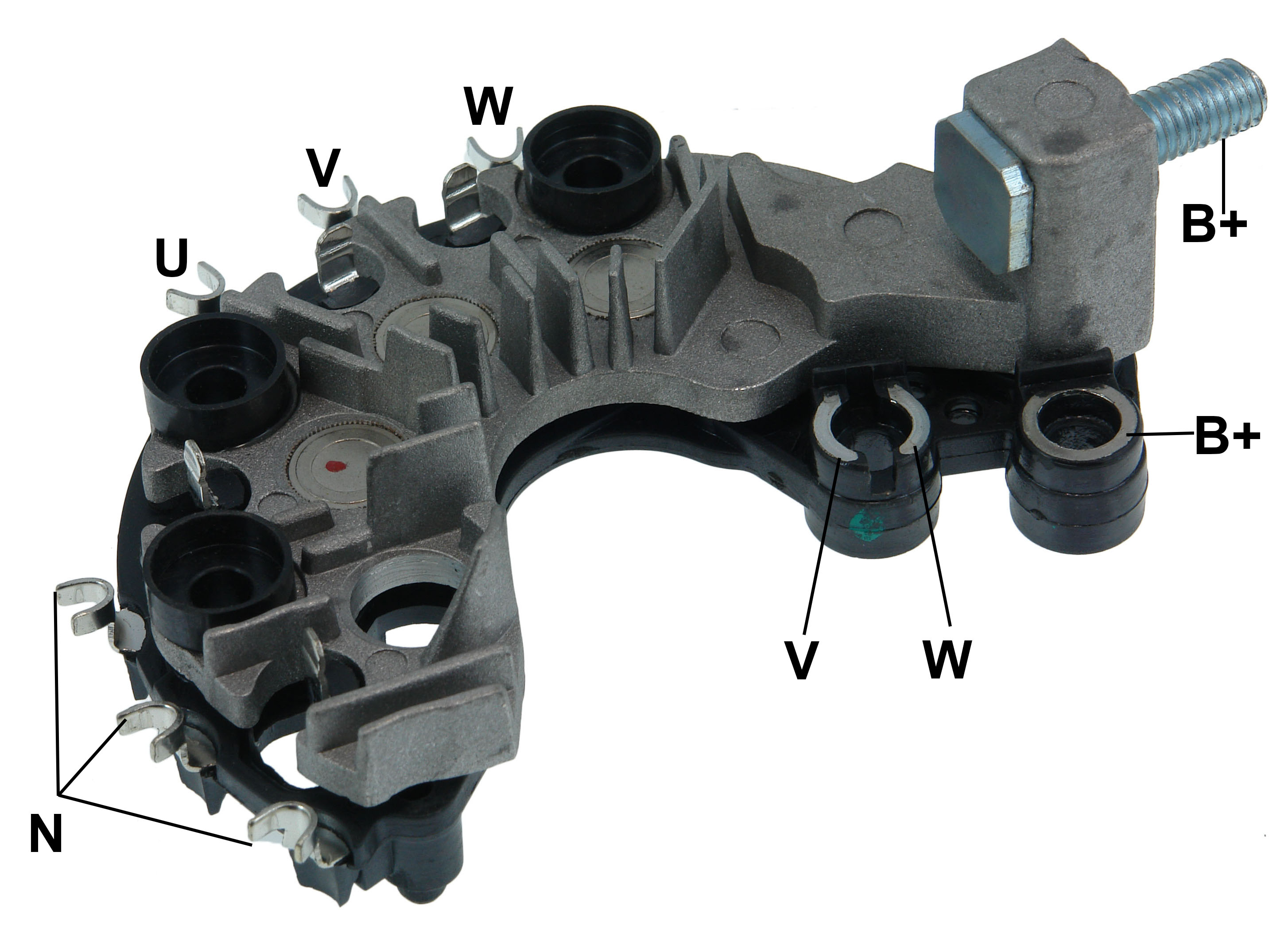 PLACA RETIFICADORA ALTERNADOR PEUGEOT 206, PARTNER 206 - GA1811  