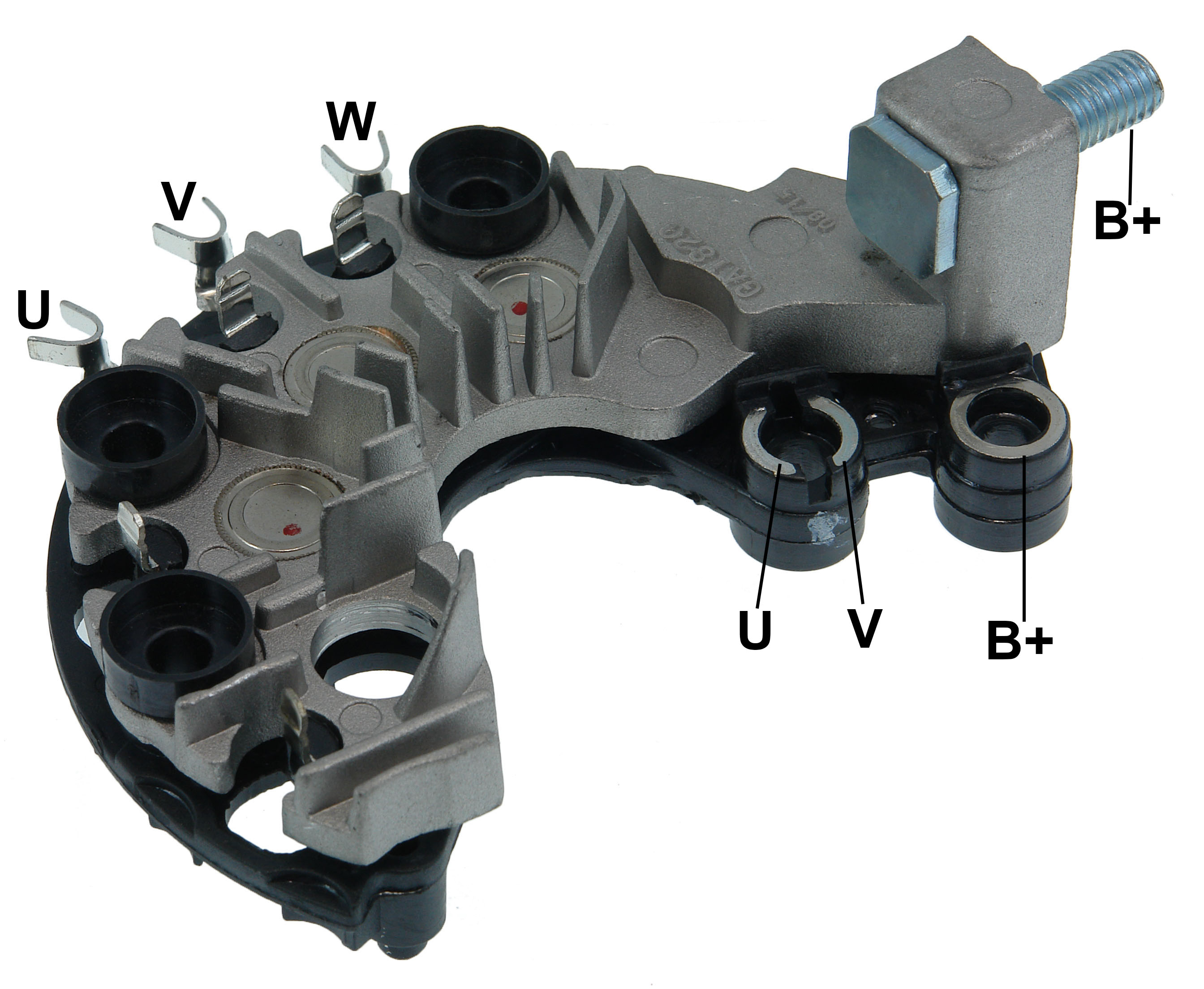 PLACA RETIFICADORA ALTERNADOR PEUGEOT 207 307 VALEO 120A - GA1820  
