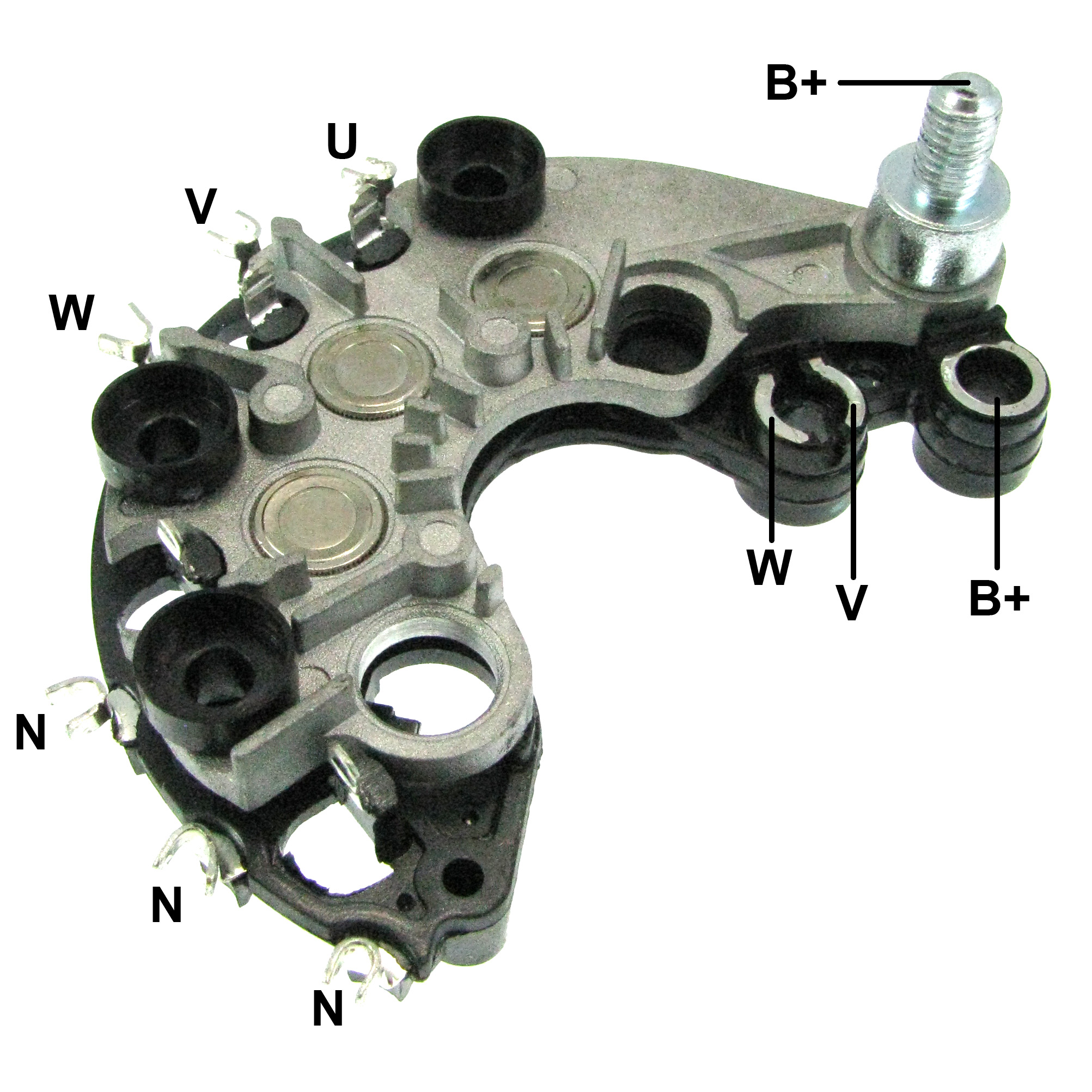 PLACA RETIFICADORA ALTERNADOR GM CORSA VALEO 90A- GA1824  