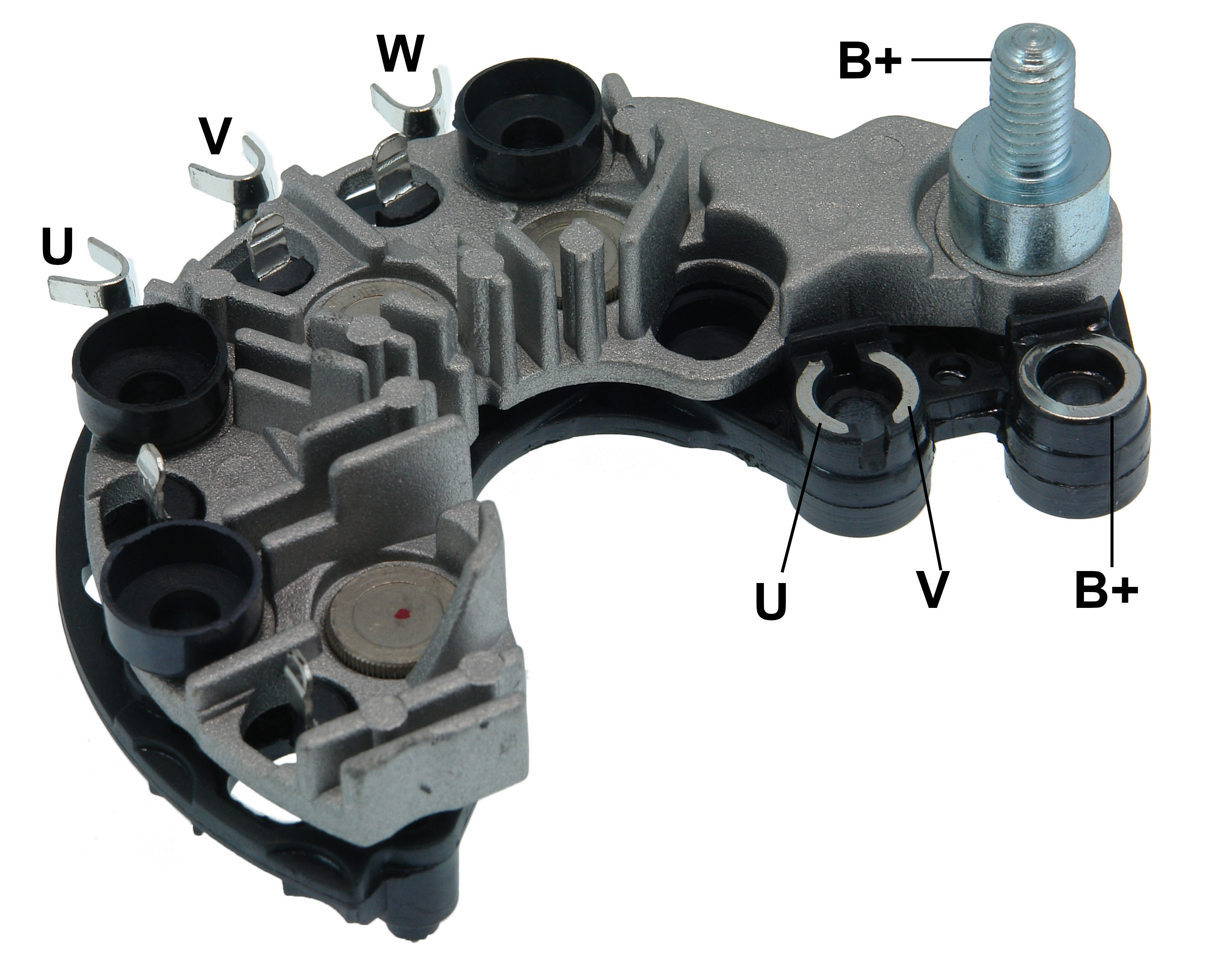 PLACA RETIFICADORA ALTERNADOR PEUGEOT 206 1.6 16V VALEO 120A - GA1832  