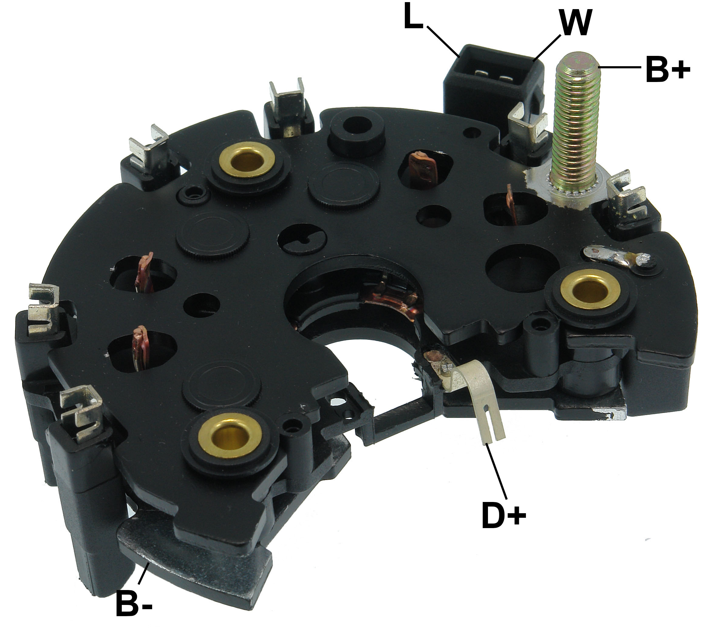 PLACA RETIFICADORA ALTERNADOR GOL GOLF PARATI BOSCH 90A - GA1852  