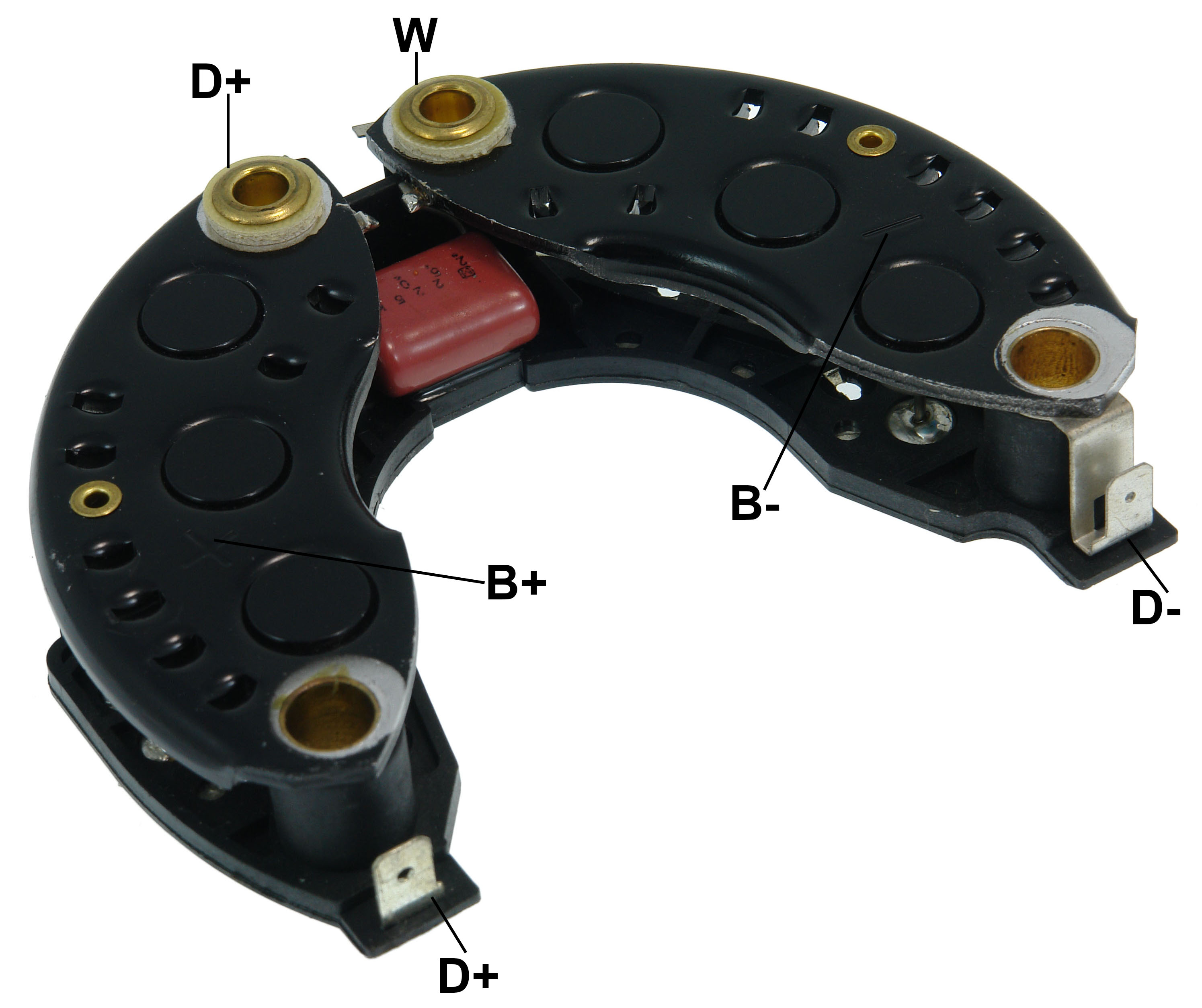 PLACA RETIFICADORA ALTERNADOR VOLVO FH 12 VALEO 120A  - GA1882  