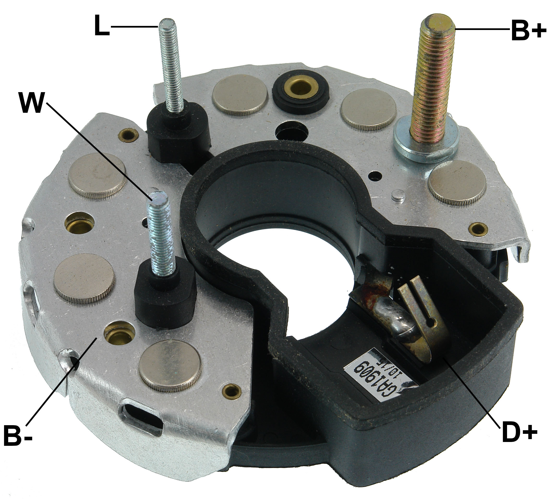 PLACA RETIFICADORA ALTERNADOR MB CAMINHOES BOSCH 120A - GA1909  