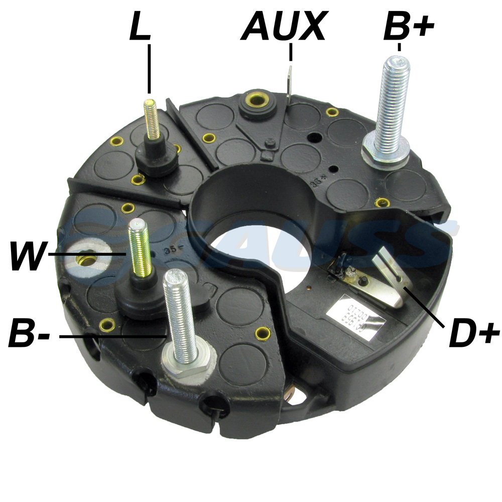 PLACA RETIFICADORA ALTERNADOR SCANIA VOLVO MB BOSCH 140A - GA1959  