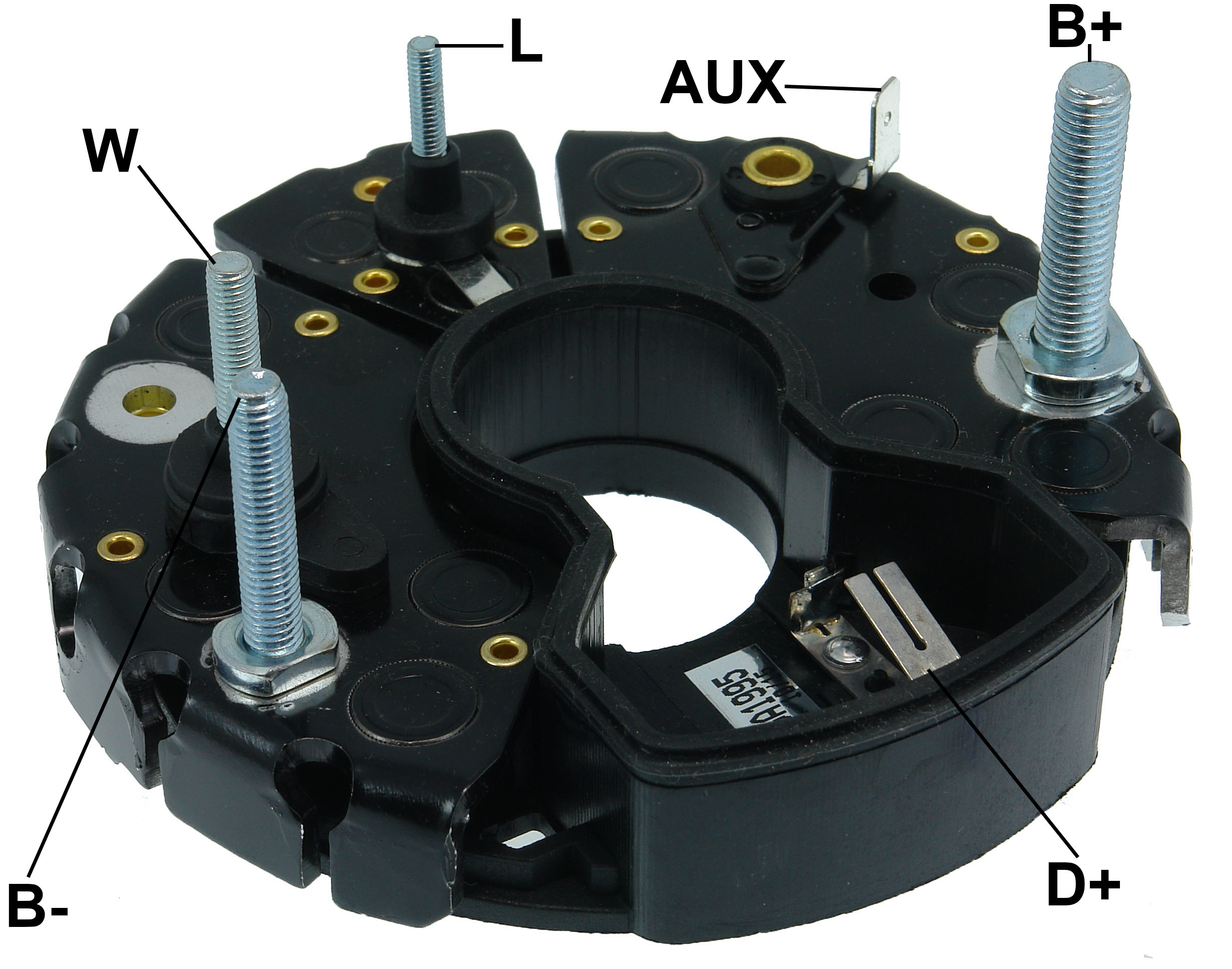 PLACA RETIFICADORA ALTERNADOR IVECO MB VOLVO BOSCH 90A  - GA1995  
