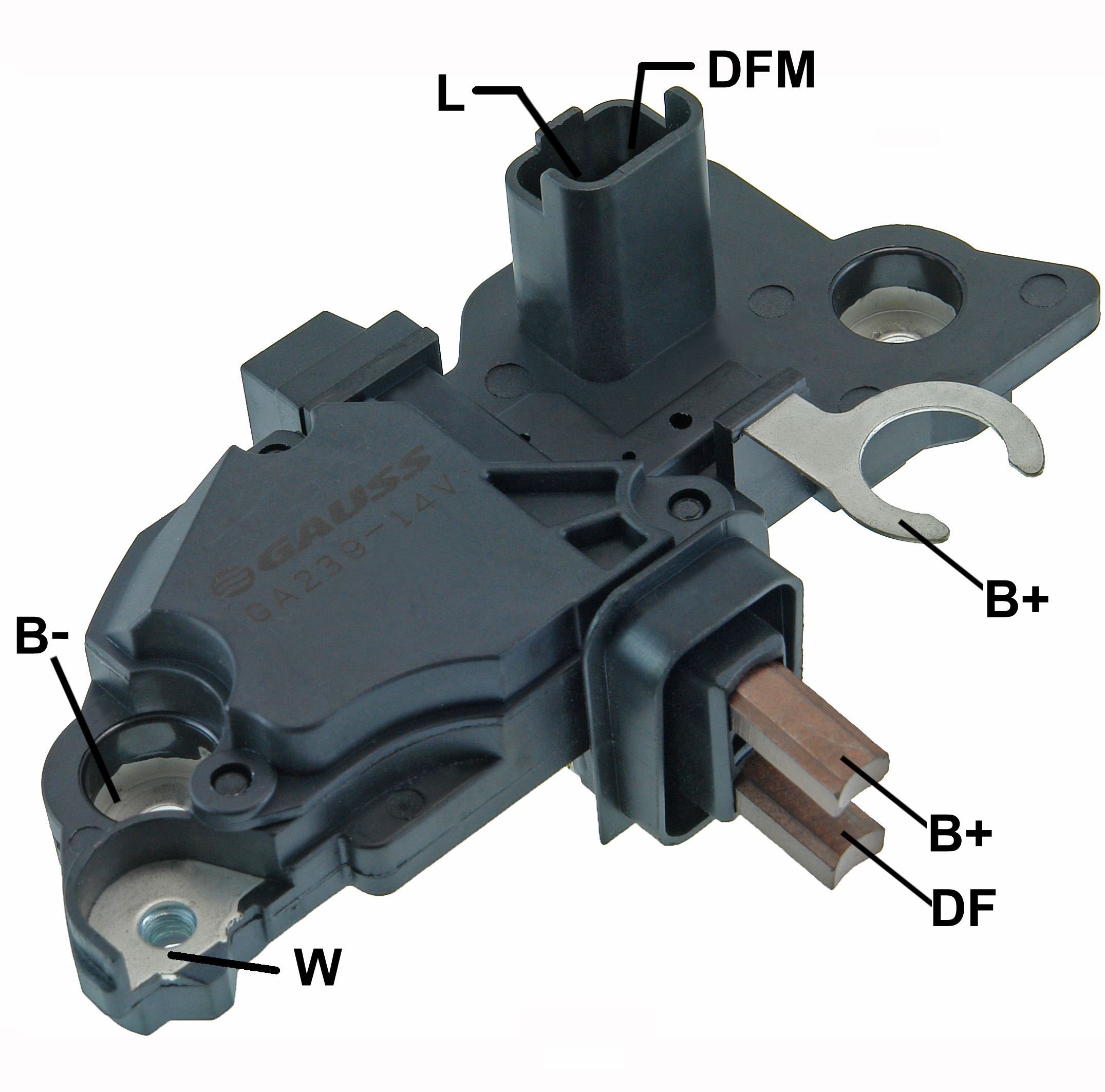 REGULADOR ALTERNADOR RENAULT LOGAN BOSCH 14V  - GA239   