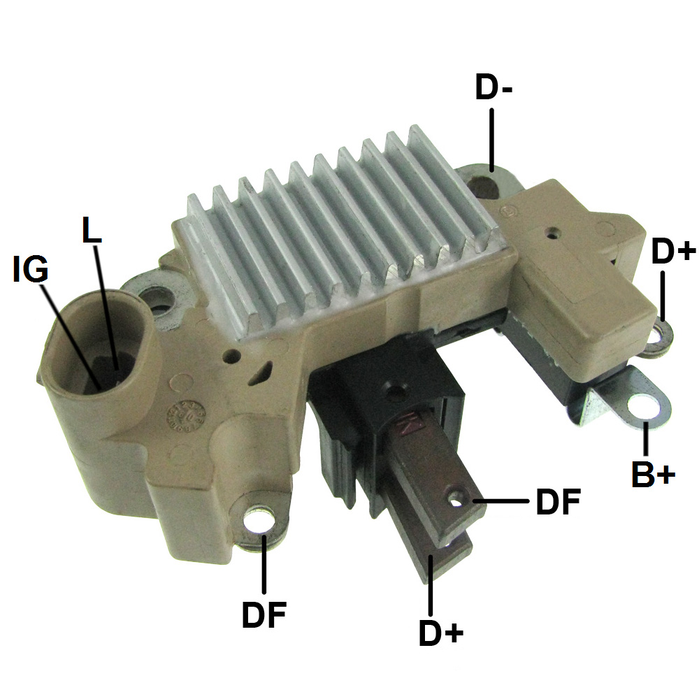 REGULADOR ALTERNADOR EFFA TOWNER HITACHI 14V - GA263   