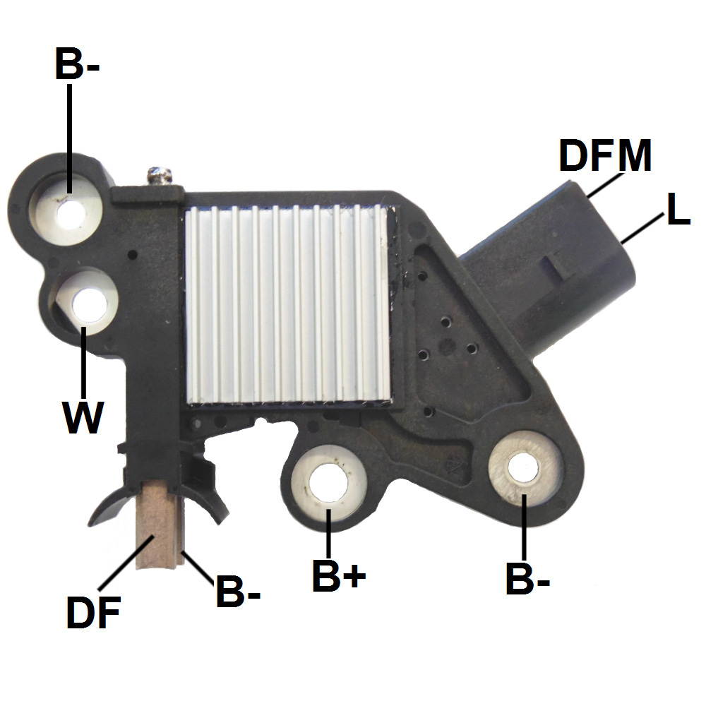REGULADOR ALTERNADOR FIAT 16V E-TORQ BOSCH14V  - GA339   