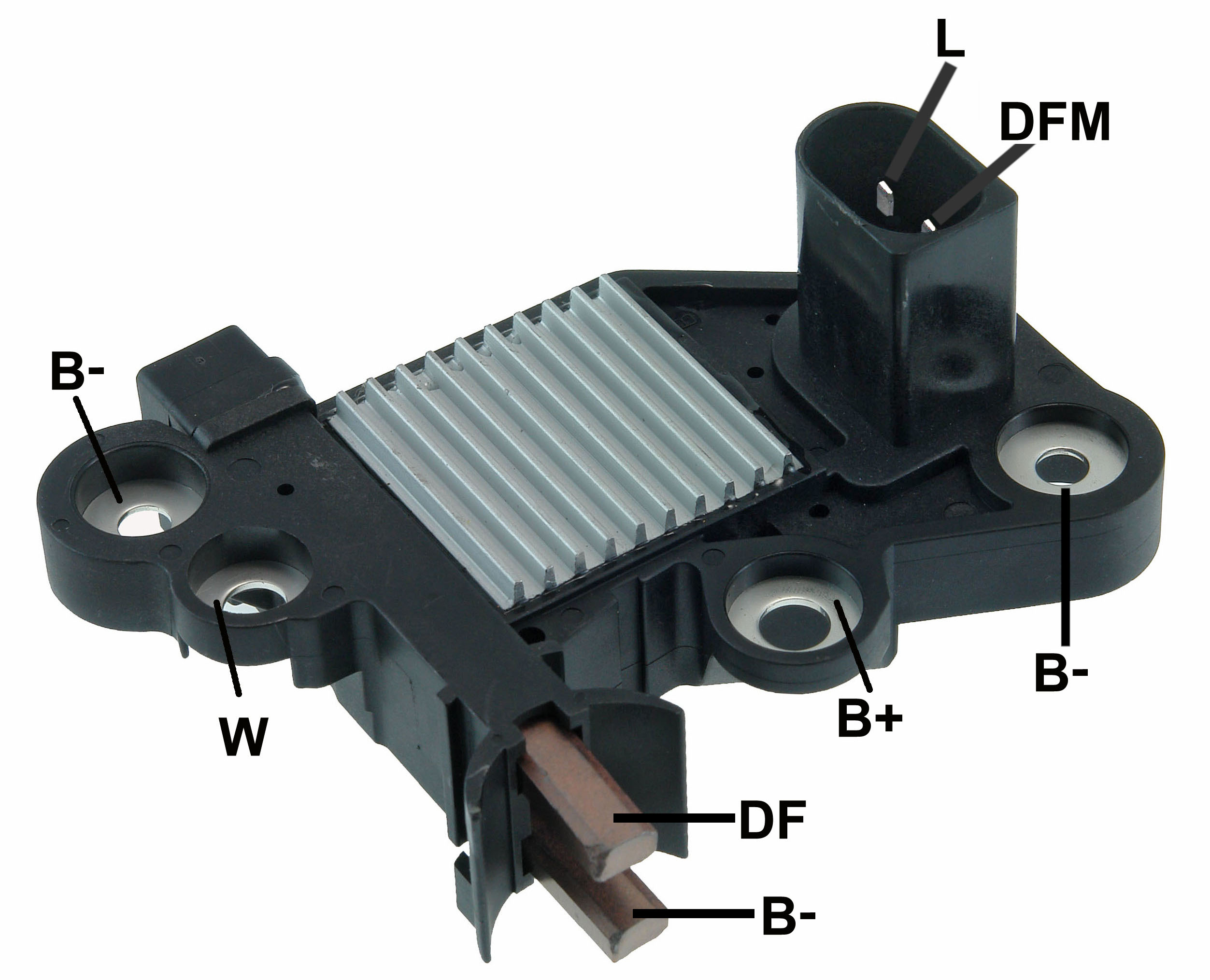 REGULADOR ALTERNADOR VW GOL G3 G4 G5 BOSCH 14V - GA343  