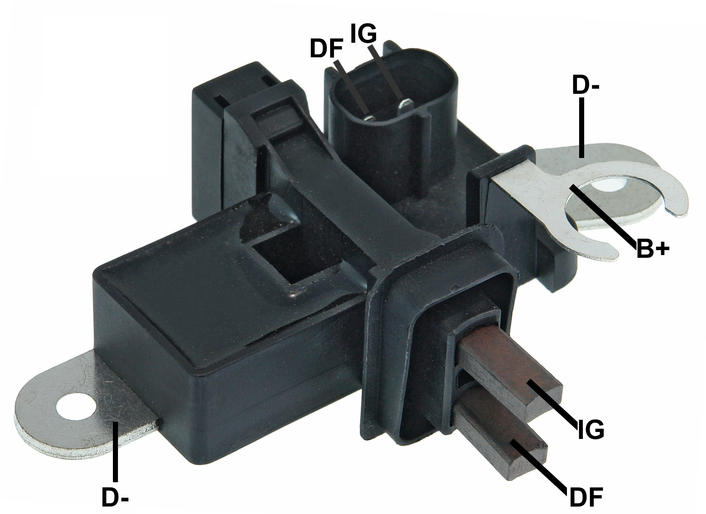 REGULADOR ALTERNADOR BOSCH JEEP CHERROKE 2001.., DAKOTA 2.5L 2002-2006 14V (GAUSS) - GA366