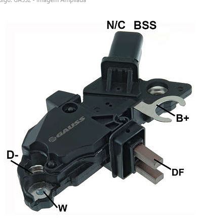 REGULADOR VOLTAGEM 14V CITROEN C4 - GA532 GAUSS