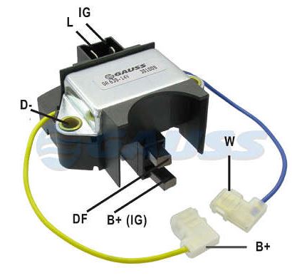 REGULADOR VOLTAGEM 14V UNIVERSAL - GA639 GAUSS