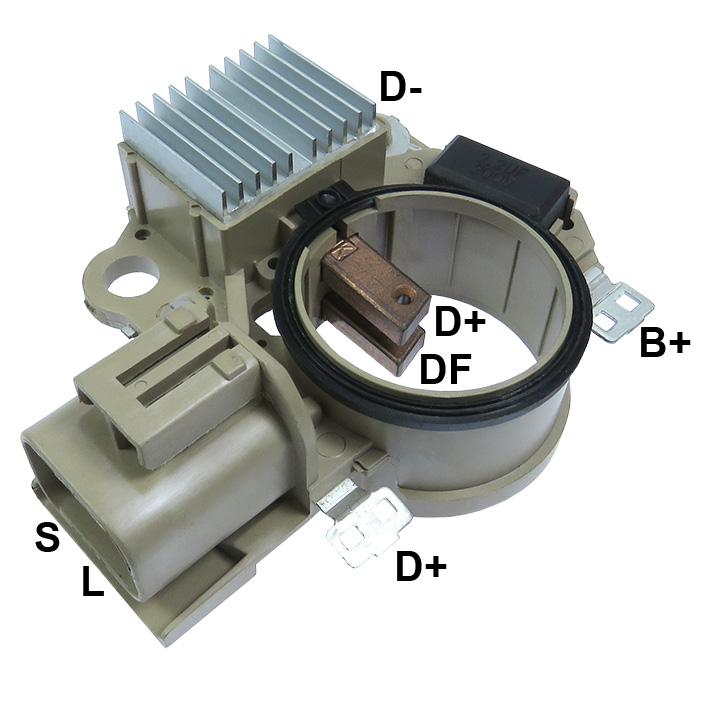 REGULADOR DE VOLTAGEM DE  ALTERNADOR MITSUBISHI L200 1996 ATE 2007  PAJERO 1990 ATE 2000- GAUSS  - GA767