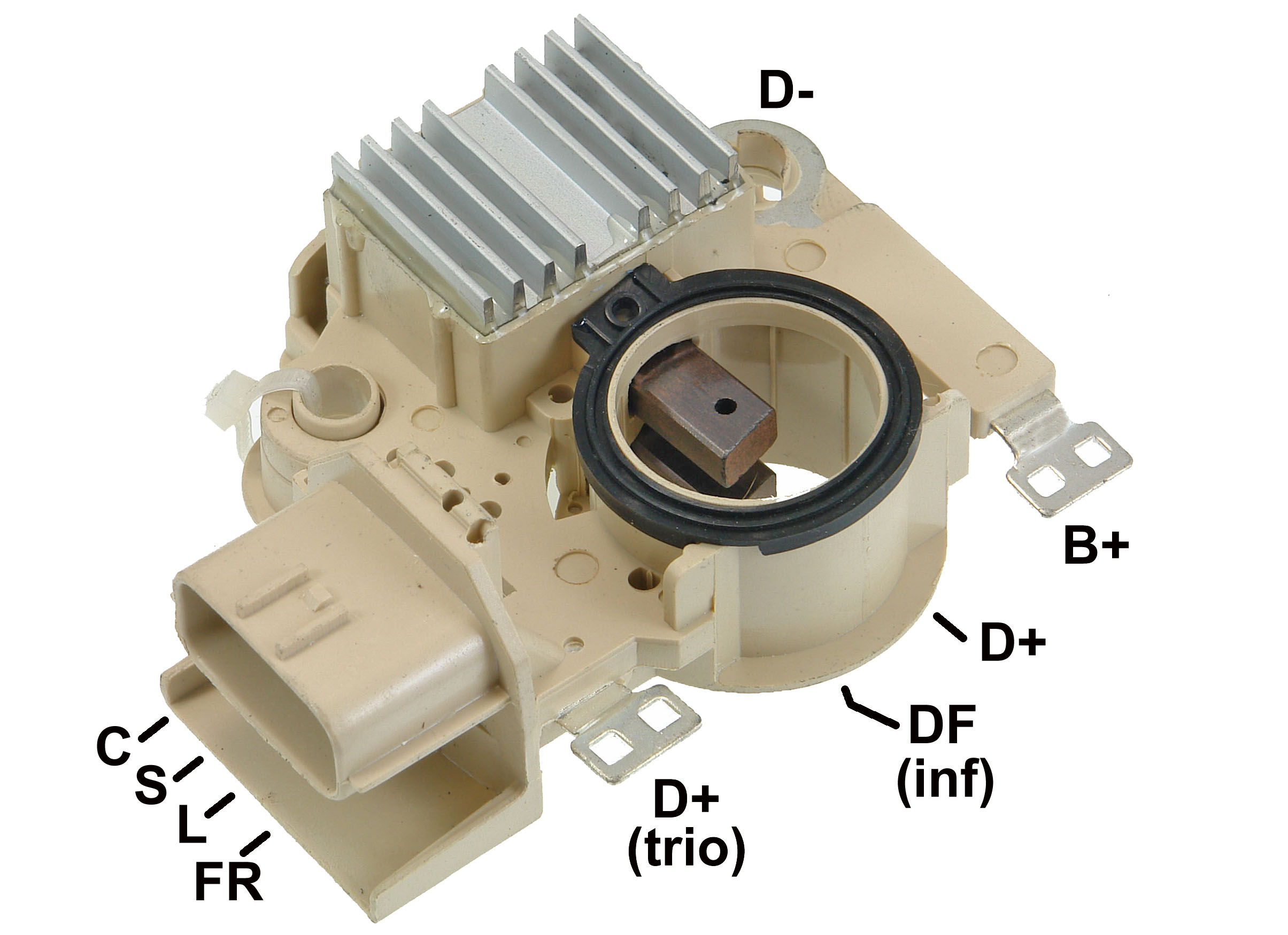 REGULADOR ALTERNADOR JAC J2 J3 11.. 85AH 14V - GA806   