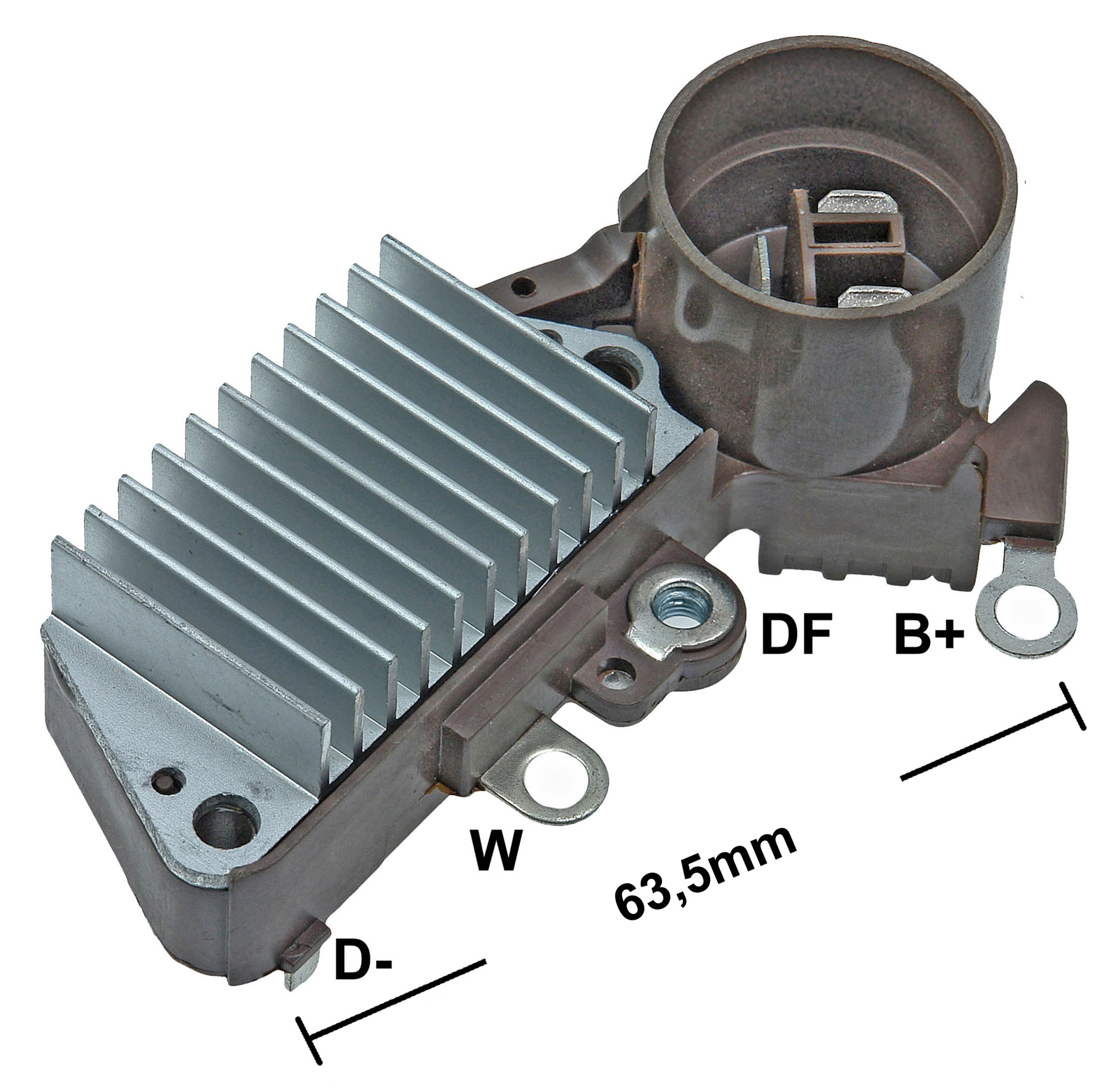 REGULADOR ALTERNADOR HONDA CIVIC 83-87 DENSO14V - GA828   