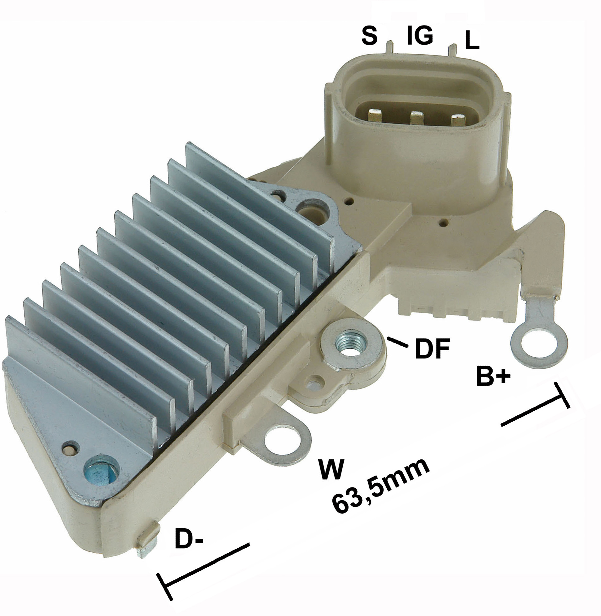 REGULADOR ALTERNADOR TOYOTA LEXUS DENSO 14V  - GA854   