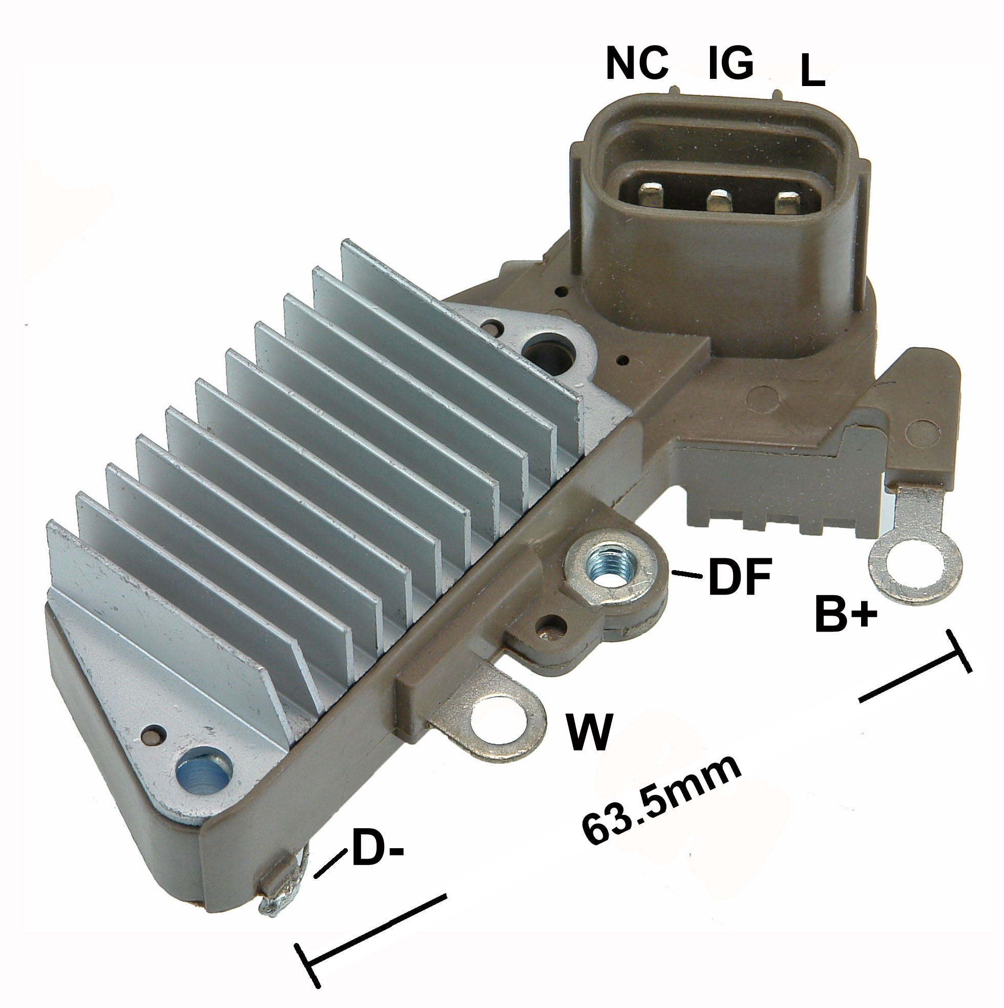 REGULADOR ALTERNADOR  NIPPODENSO /KOMATSU 28V- GA861 