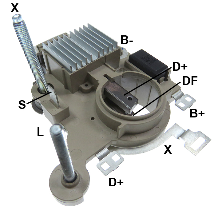 REGULADOR ALTERNADOR  MITSUBISHI VOLVO 12V. D1-20 PERKINS 403C - GAUSS GA899